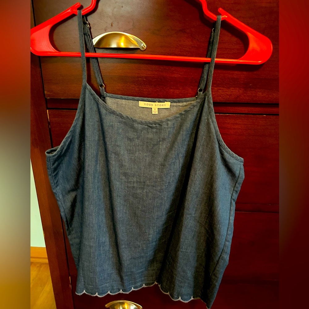 Size small Jean tank top